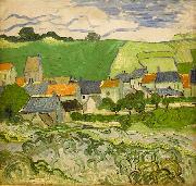 Vincent Van Gogh Gezicht op Auvers, Spain oil painting artist